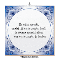 Respect Wijsheid Sticker by Tegelspreuken.nl