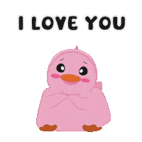 I Love You Couple Sticker by MeetDuckey