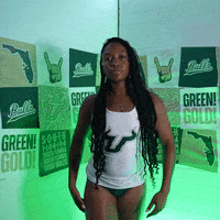 South Florida Horns Up GIF by USF Athletics
