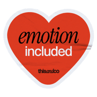 Heart Love Sticker by thisandco