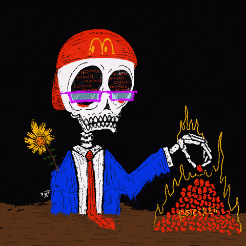 niftyjutsu memes sunflower beans crypto memes GIF