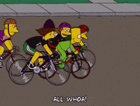 bart simpson bike GIF