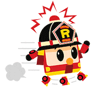 Rescue Hurry Sticker by Robocar POLI