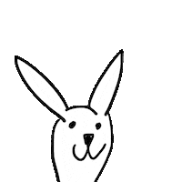 rabbit yes Sticker by The Real Marketing Blog