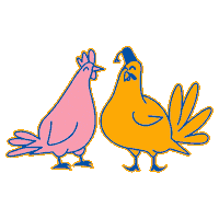 Orange County Love Sticker by Dizzy Bird