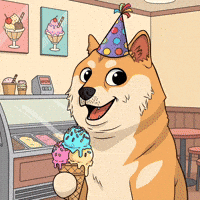 Happy Ice Cream GIF by Doge Pound