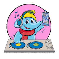 FrostyGranizados party summer frozen frosty Sticker
