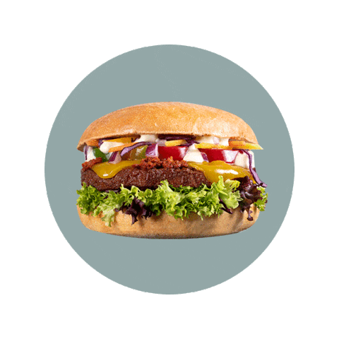 Vegan Burger Sticker by Swing Kitchen