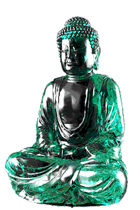 3D Buddha Sticker by MANGOTEETH