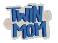 Sflowww mom twins double twin Sticker