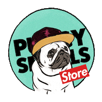 Pug Sticker by Puggy Smalls