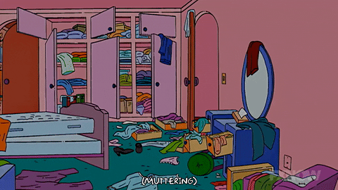 the simpsons clothes GIF