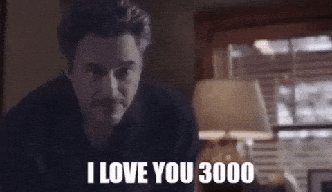 Handwrithings giphyupload man avengers ily GIF
