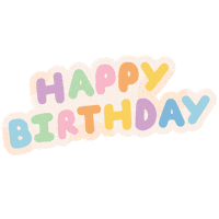 tinycho birthday happybirthday hbd tinycho Sticker