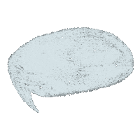 lapinchang white say blahblahblah lapinetfleur Sticker