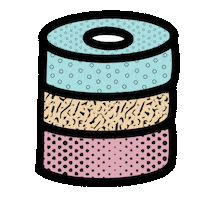 GretelCreates pencil pen stationery washi Sticker