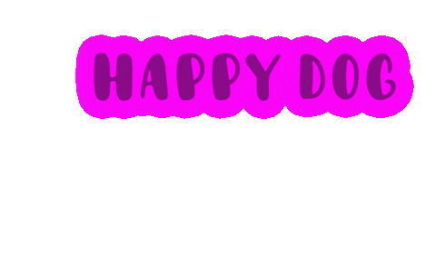 Happy Dog Sticker by Pecksadventurepack