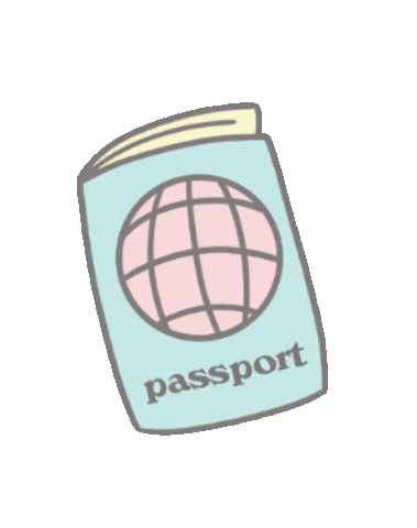 Gravitando giphyupload travel airplane viagem Sticker