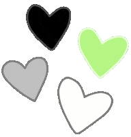 Love Is Love Hearts Sticker by Rainbow Brains