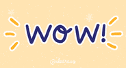 New Year Wow GIF by Eledraws (Eleonore Bem)