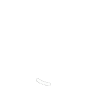 Sticker gif. White animated circle is being drawn.