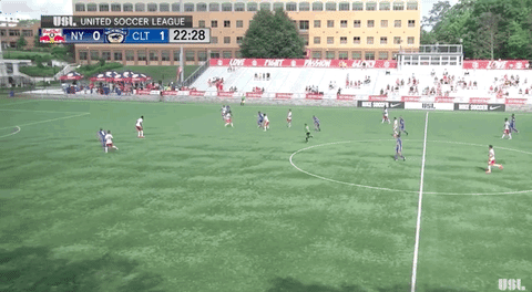 new york red bulls tackle GIF by NYRB II