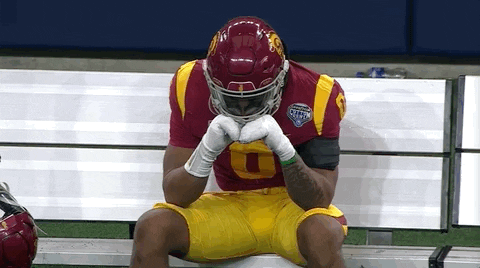 Sad College Football GIF by Goodyear Cotton Bowl Classic