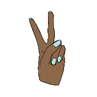 peace out Sticker by Shameless Maya