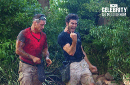 justin yes GIF by I'm A Celebrity... Get Me Out Of Here! Australia