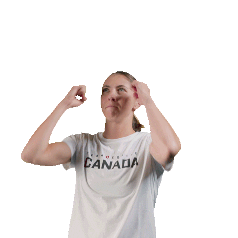 teamcanada giphyupload what no way canada Sticker
