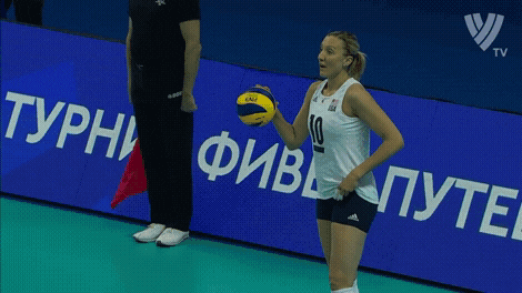 Serve Lets Go GIF by Volleyball World