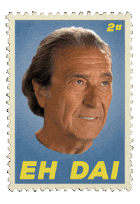 Italian Stamps Sticker