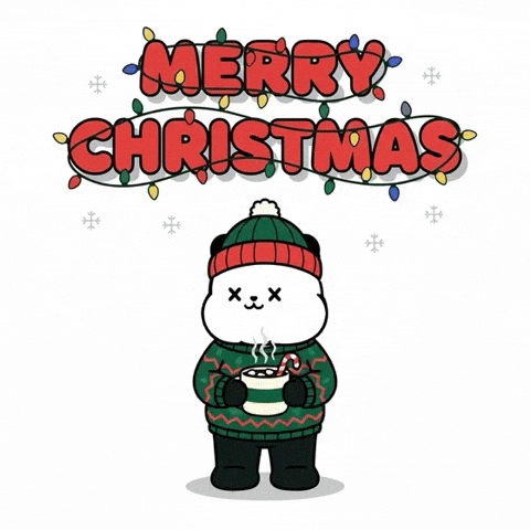 Merry Christmas GIF by Kanpai Pandas