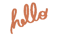 Doodle Hello Sticker