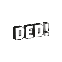 3D Ded Sticker by dedflok