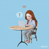 zepeto_official wfh work from home remote working from home GIF