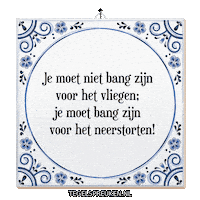 Bang Hoop Sticker by Tegelspreuken.nl