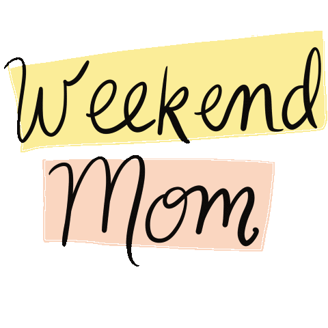 Weekendmom Sticker by Grace Farris