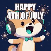 Independence Day Party GIF by WUFFI