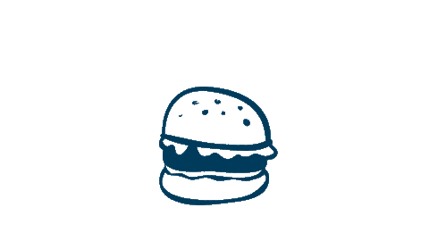 Burger Eat Sticker by Les Burgers de Papa
