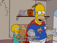 homer simpson costume GIF
