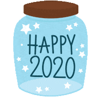 New Year Hello Sticker