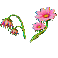 Life Cycle Flower Sticker