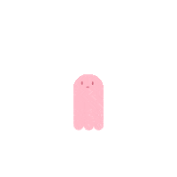 Pink Ghost Sticker