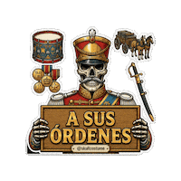 Halloween Skull Sticker