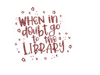 Books Library Sticker