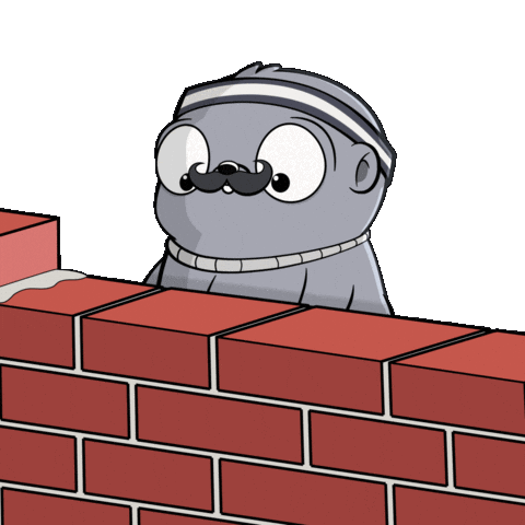 Brick By Brick House Sticker by Fugz Official