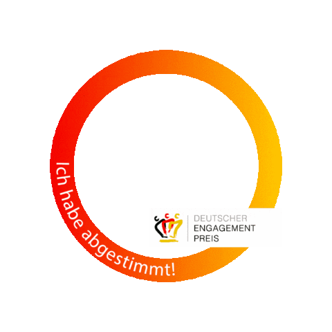 Deutscher_Engagementpreis giphygifmaker ehrenamt freiwillig freiwilliges engagement Sticker