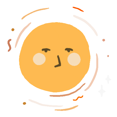 happy days sun Sticker by Rhiannon Kate