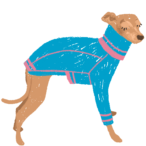 Dog Love Sticker by Prosa de Cora